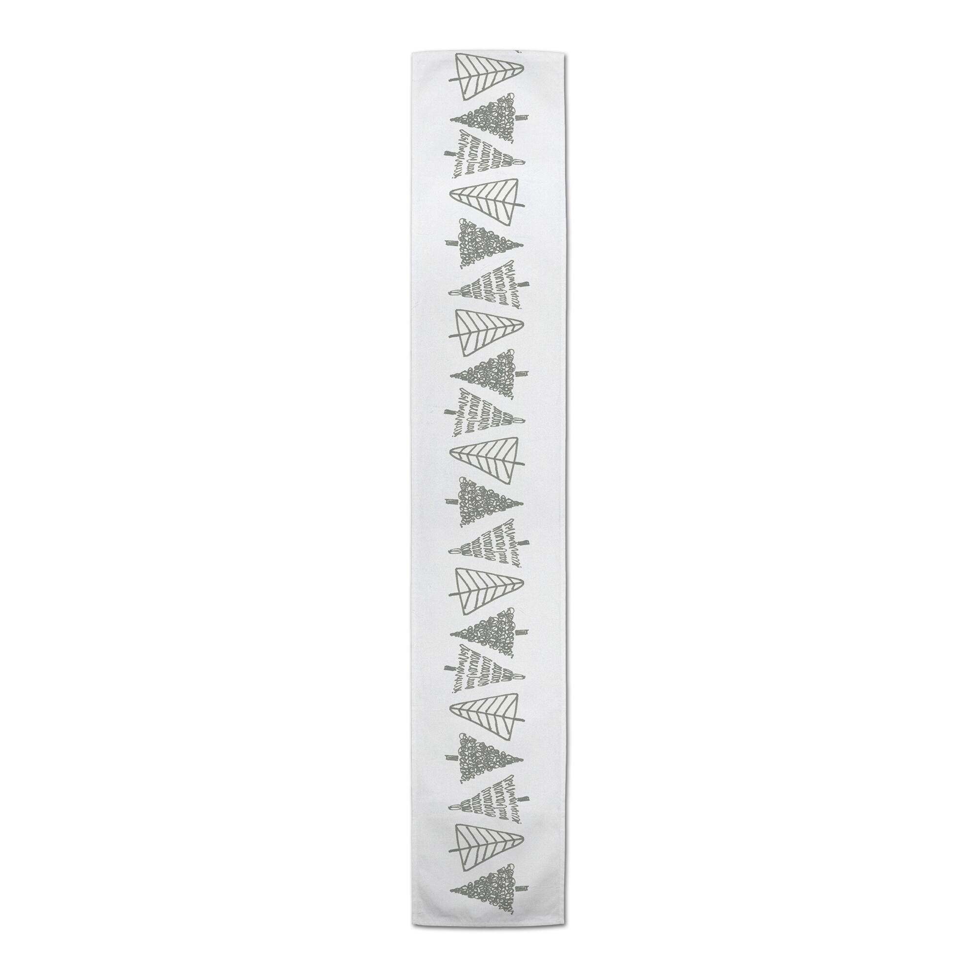 Tree Doodle 16" x 90" Cotton Twill Runner